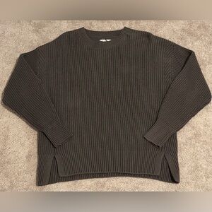 Aeropostale Women’s Long Sleeve Tight Knit Gray Sweater Size Small